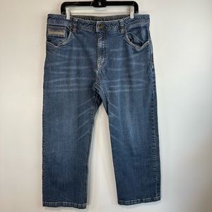 Prana Axiom Jeans Straight Leg Casual Jeans Blue Size 38x30